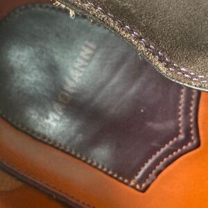 Magnanni Brown and Purple Leather Shoes